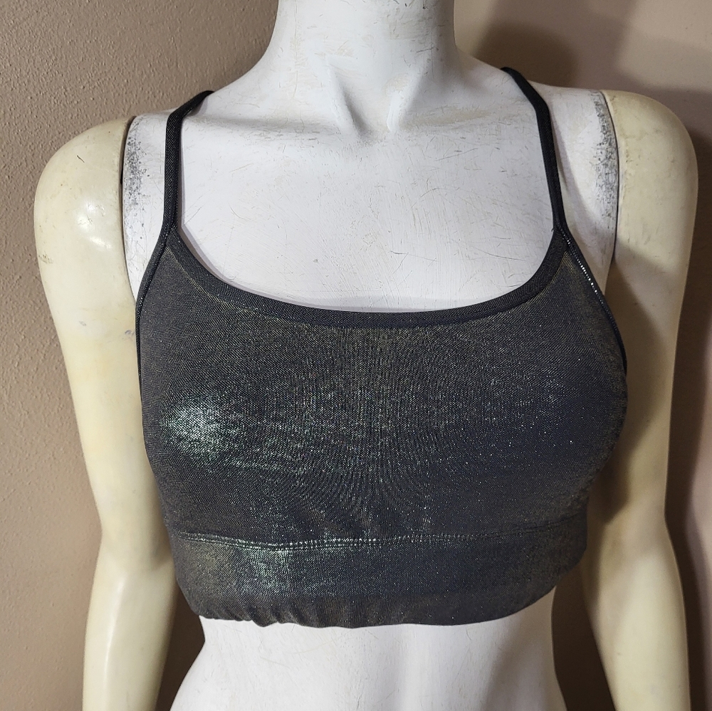Koral Womens Shinny Workout Bra Sz S